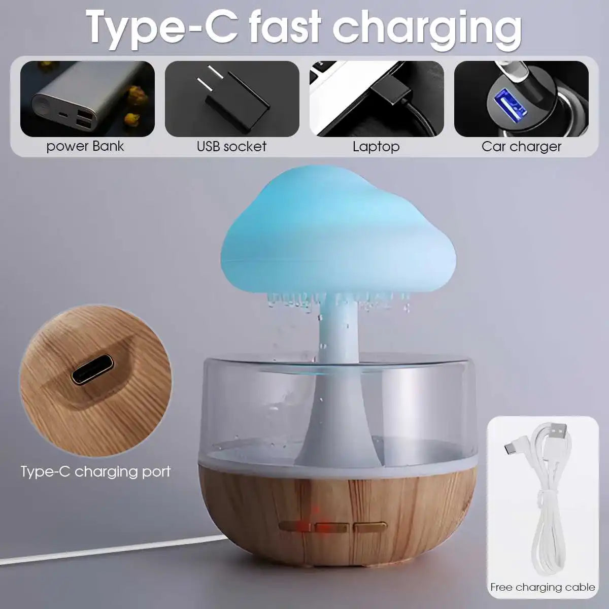 Rain Cloud Aroma Humidifier